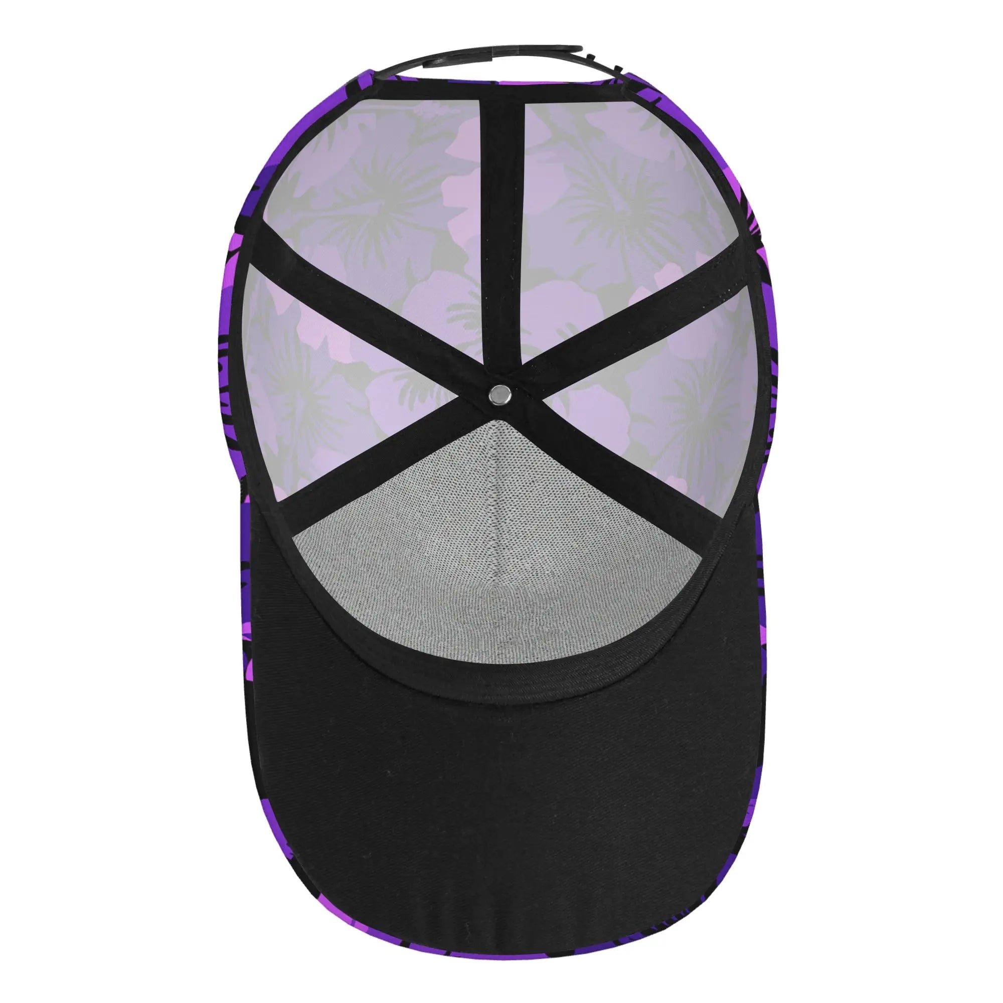 Hibiscus Hawaii Summer Baseball Cap Print Men Women Teens Fashinable Adjustable Hat for Sports Travel Camping One Size