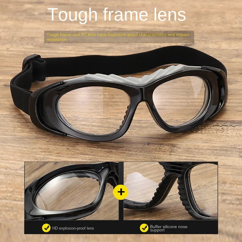 Basketball Glasses Running Sports Women Men Sports Football Anti-Breathable Impact Goggles Adults Outdoor