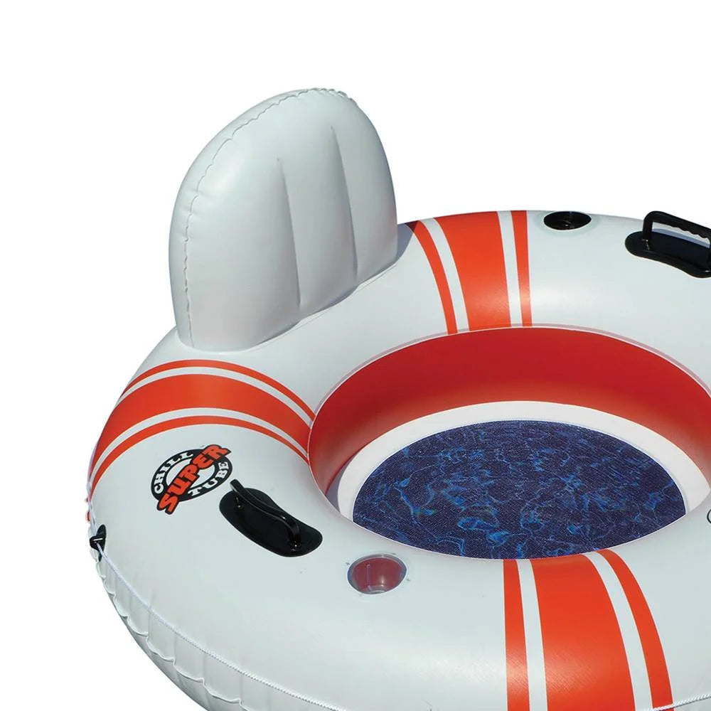 Super Chill Vinyl & Nylon Single Seat Swimming Pool Tube Float